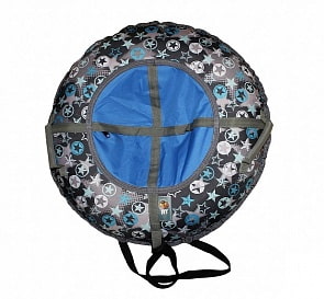 Санки надувные - тюбинг Blue Stars, диаметр 92 см. (RT, 5074RT)