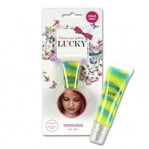 Блеск для губ Аквамариновый бриз, на блистере (Luсky, Т11946)