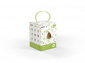 Набор для создания глиняного колокольчика - Ежик Кузя (Arti, Г000707)