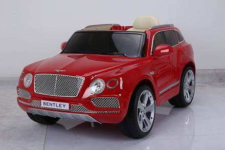 Электромобиль - Bentley Bentayga, красный 
