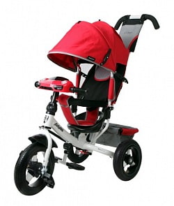 Велосипед 3-колесный Comfort, колеса 12 x 10 Air Car 2, красный (Moby Kids, 641087)