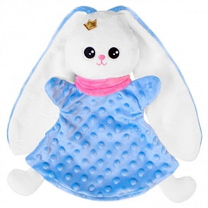 Кукла на руку – Зайка, голубой (Мякиши, 457 МЯКИШИ)