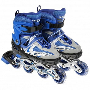 Раздвижные ролики Next со светом размер 34-37 в сумке синие (Next, C28004-34-37-BLUE) Раздвижные ролики Next со светом размер 34-37 в сумке синие (Next, C28004-34-37-BLUE)