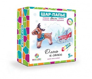 Набор из серии Шар-Папье Олень и санки (Шар-Папье, В02943Т)