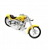 Модель металлическая – Мотоцикл Чоппер 14,5 см, подвижные элементы, несколько видов  - миниатюра №3