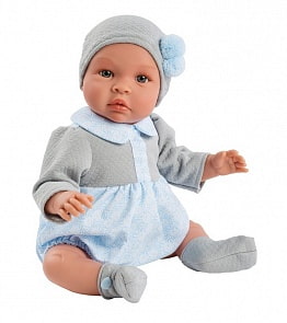 Кукла Лео 46 см в комбинезоне и болеро (Asi, 184281)