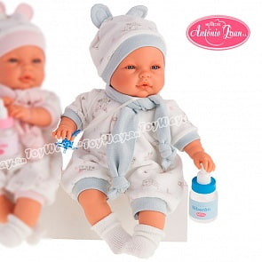 Кукла София с аксессуарами, в голубом, 37 см (Antonio Juans Munecas, 1442B)