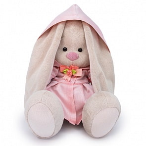 Мягкая игрушка – Зайка Ми в розовом плаще, малый, 18 см (Budi Basa, SidS-324)