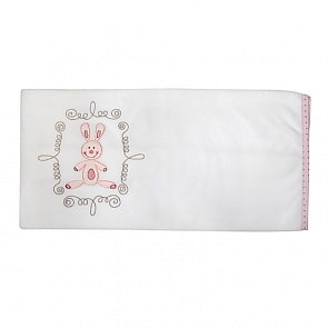 Плед флисовый Kidboo Rabbito, 100% полиэстер, размер 80 х 120 см, pink (Kidboo, 00-0012033 pink)