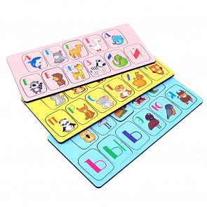 Вкладыши - Алфавит - Животные (Paremo, PE720-170)