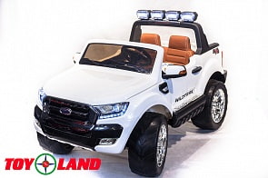 Электромобиль Ford Ranger 2017 NEW 4X4, белого цвета (ToyLand, F650 Б)