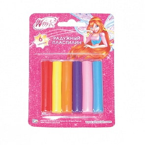 Пластилин «Винкс», 6 цветов (Multiart, MCQ-001-Wsim)