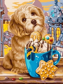 Рисование по номерам на холсте - Сладости, 40 х 50 (Фабрика Творчества, S042)