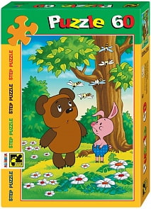 Пазл Винни Пух, 60 элементов (Step Puzzle, 81004)