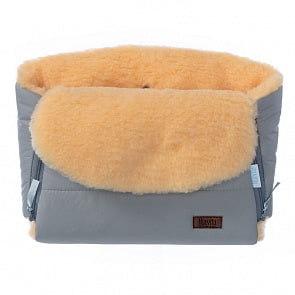 Муфта меховая для коляски Nuovita Vichingo Pesco Grigio/Серый (Nuovita, NUO-mVICP_2143)