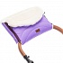 Муфта меховая для коляски Nuovita Tundra Bianco Viola/Фиолетовый  - миниатюра №5