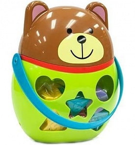 Сортер – Мишка с разноцветными фигурками (Little Hero, 3015)