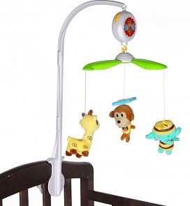 Мобиль на кроватку с мягкими игрушками (Yako, 6611B-2)