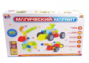 Конструктор - Магический магнит, 65 деталей (ABtoys, PT-00830)