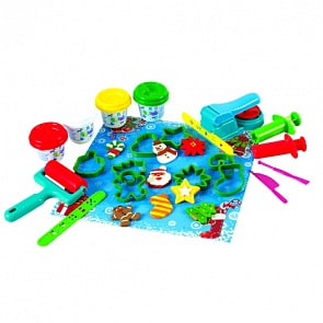 Набор с пластилином - Новогодняя выпечка (Playgo, Play 8565veg)