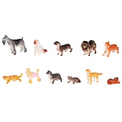 Набор фигурок - Домашние животные, 5 см, 12 шт (Играем Вместе, HB2549) (ассортимент) - миниатюра