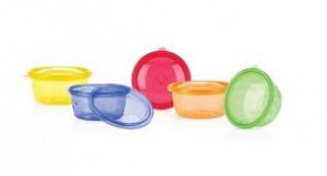 Контейнер-тарелка с крышкой, 6 шт.