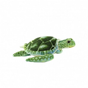 Мягкая игрушка – Зеленая черепаха, 29 см (Hansa, 7255)