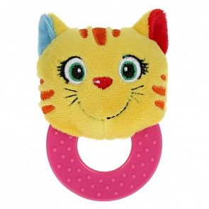 Текстильная игрушка-прорезыватель - Котик (Умка, RRT-C4)