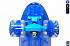 Скейтборд 6-13 Penny board RT 22 Shine blue со светящимися колесами  - миниатюра №3