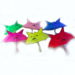 Детский зонт с ушами, 45 см., со свистком (Shantou, D22021sim)