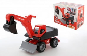 Мега-экскаватор Mammoet колёсный, в коробке (Полесье, 66237)