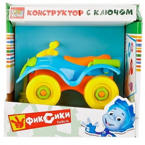 Конструктор из серии Фиксики – Квадроцикл, с отверткой (Город Мастеров, YC-4202-Rsim)