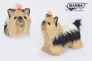 Мягкая игрушка - Йоркширский терьер, 35 см. (Hansa, 6850)