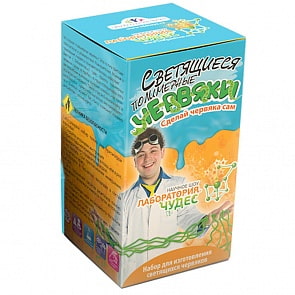 Набор Сделай своими руками - Светящиеся полимерные червяки (ПК Висма, 818пл)