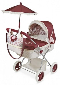 Коляска с сумкой и зонтиком - Мартина, 65 см (DeCuevas, 85015)