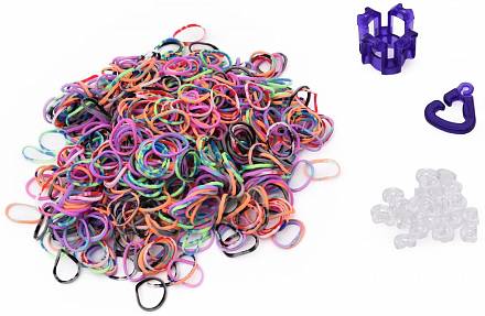Набор для плетения из резиночек Rainbow Loom – Фингер Лум. Фиолетовый