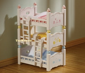Sylvanian Families - Трехъярусная кровать (Sylvanian Families, 4448st)