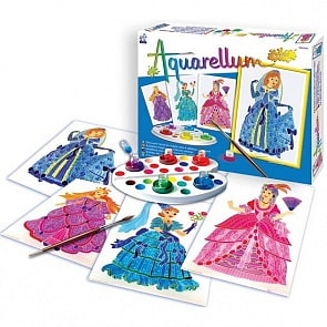 Акварельная раскраска - Принцессы (Sentosphere, 665k)