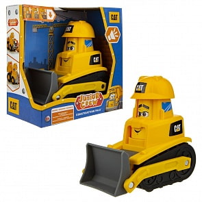 Бульдозер фривил, 18 см, звук, смена выражения лица (1toy, Т19123)