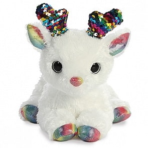 Игрушка мягкая – Олененок разноцветный, 23 см (Aurora, 180956C)