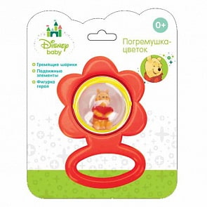Погремушка-цветок "Винни-Пух" с фигуркой (Умка, V02-Rsim)