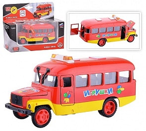 Машина металлическая инерционная - КАВЗ – Игрушки со светом и звуком (Технопарк, CT10-069-6)