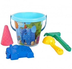 Набор для песка с формочками, 7 предметов (Деревяшки, 20WST07)