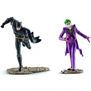 Фигурки - Лига справедливости - Бэтмен и Джокер (Schleich, 22510k) Фигурки - Лига справедливости - Бэтмен и Джокер (Schleich, 22510k)