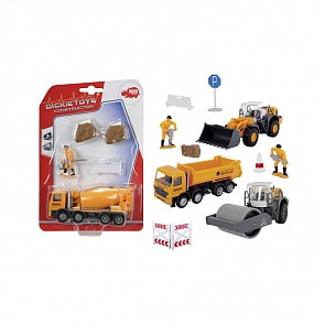 Набор дорожной техники, 4 варианта (Dickie, 3342005)