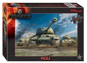 Пазл - World Of Tanks, 60 деталей (Step Puzzle, 81140)