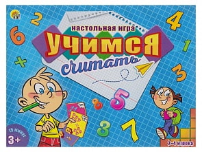 Игра настольная малого формата - Учимся Считать (Рыжий кот, ИН-8536-no)