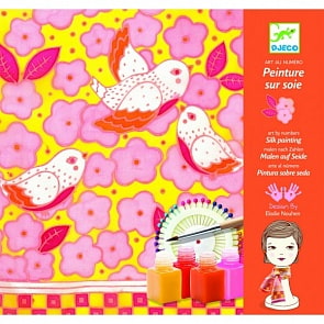 Набор для росписи по ткани - Воробьи (Djeco, 09853k)