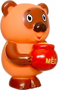 Игрушка для купания - Винни-Пух, в сетке (Играем вместе, 18Rsim)