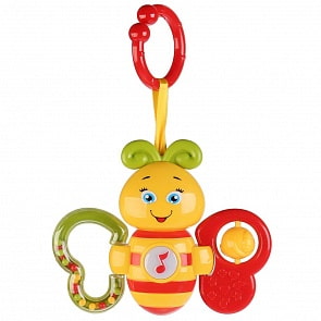 Развивающая игрушка – Пчелка, 50 песен из м/ф и звуков, свет (Умка, HT773D-R)